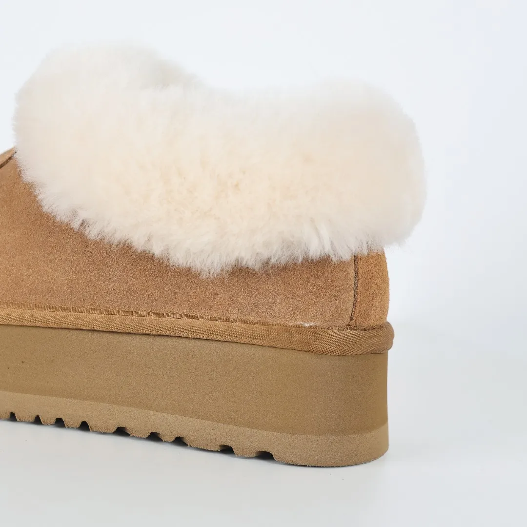 Pick up locally 💰460, the core recommendation is good price E4 UGG Tazite thick-soled autumn and winter sheep fur integrated snow boots, Xiaohongshu hot style, Henan Longfeng leather production, cashmere insoles, keeping warm in winter, and a very suitable choice for home use. In the new year, uug launched a style series, which is partially biased towards the preferences of young consumers, and has also been at the forefront of fashion trends. The material of the shoe body is UGGPURE™ implanted wool insole. Lightweight, non-slip and comfortable rubber outsole. With brand LOGO and complete packaging. Size: 35 36 37 38 39 40. It is recommended to choose one size larger.